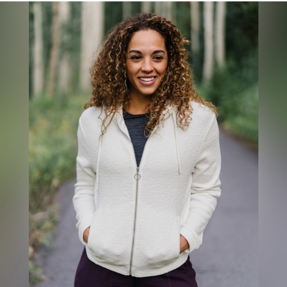 NWT Zyia Gannett Peak White Crush Jacket size XXL white